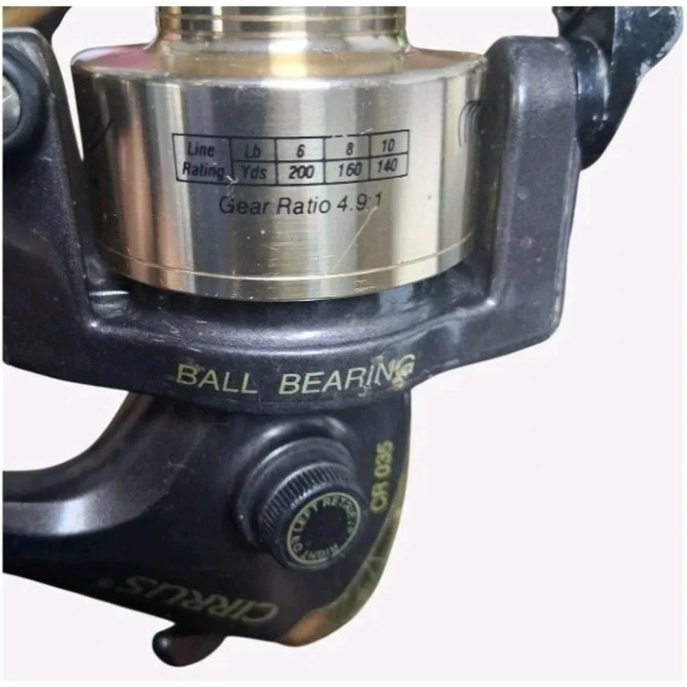 Meirrus by Shakespeare CR 035 Black And Gold Fishing Reel